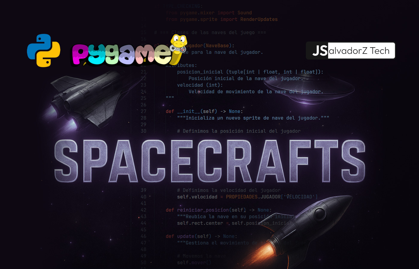 Videojuego Spacecrafts con Python y Pygame